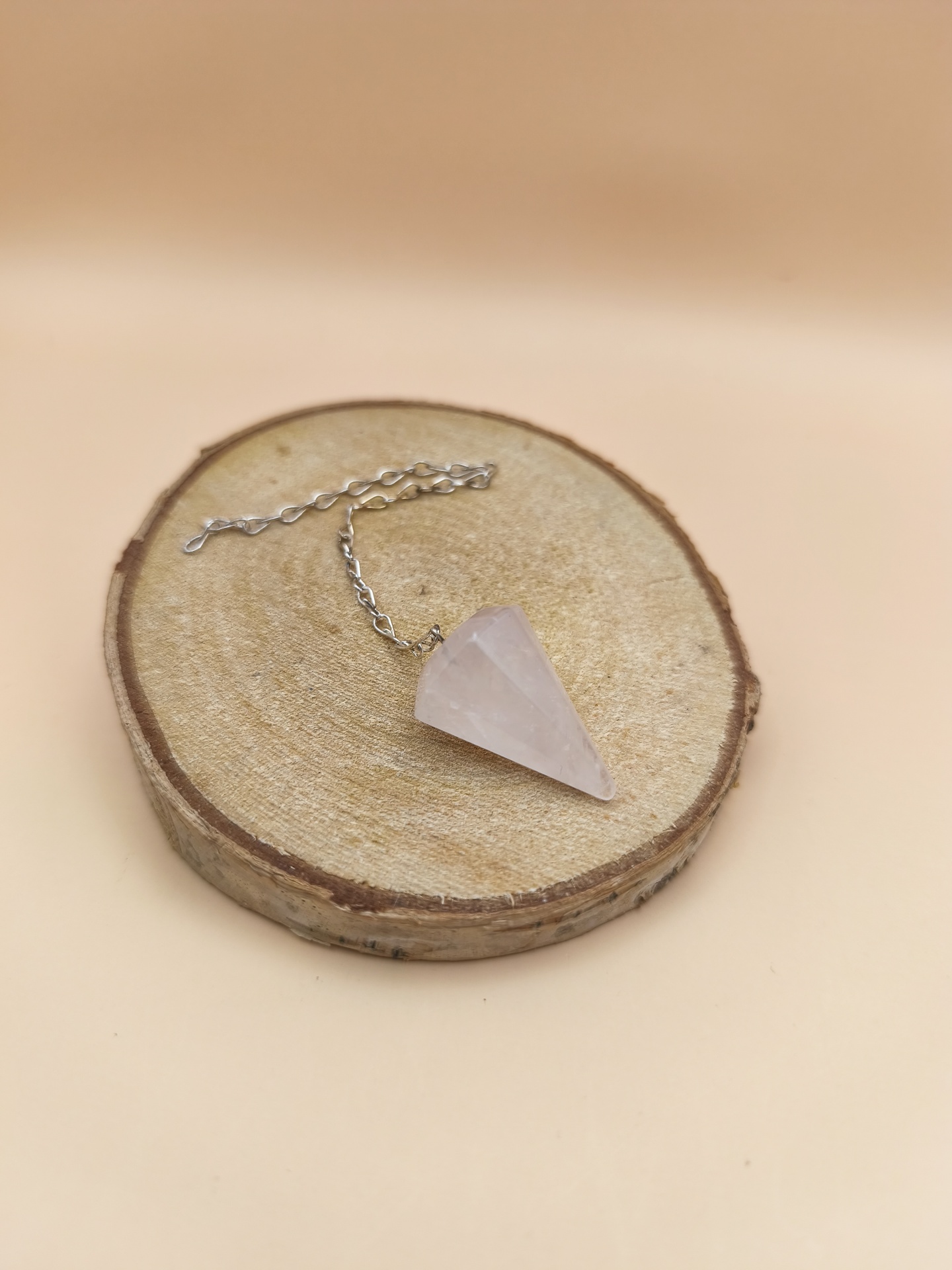 Pêndulo Quartzo Rosa