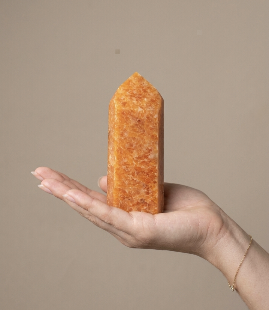 Gerador de Calcite Laranja extra 12 cms