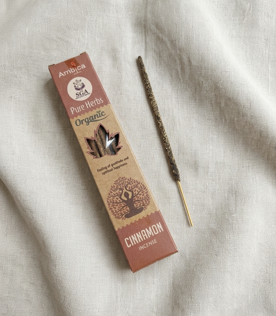 Incenso Pure Herbs Orgânico de Canela
