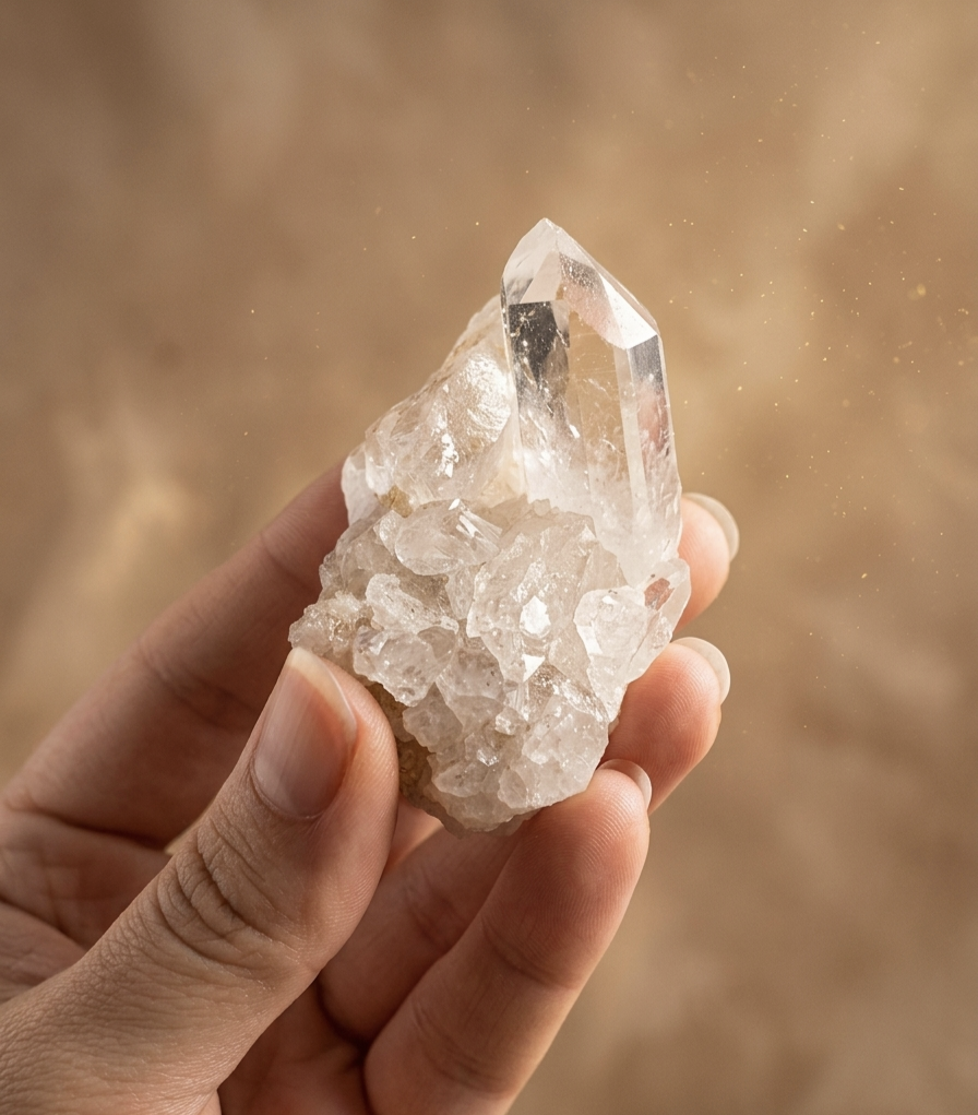 Drusa Quartzo Cristal