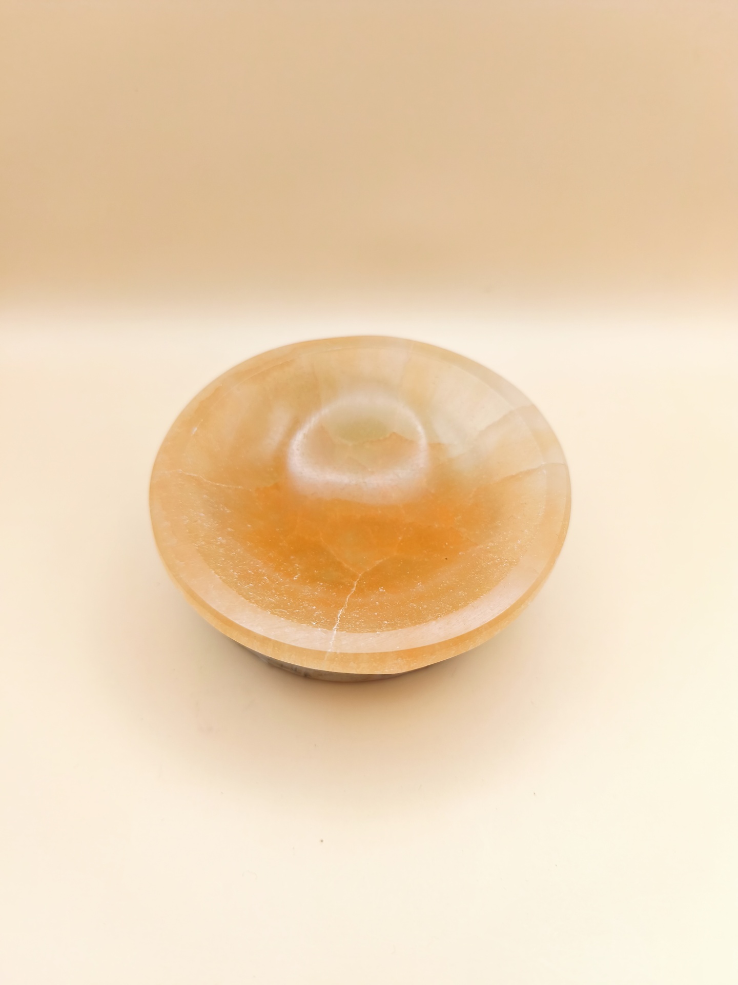 Taça Selenite Laranja (10cms)