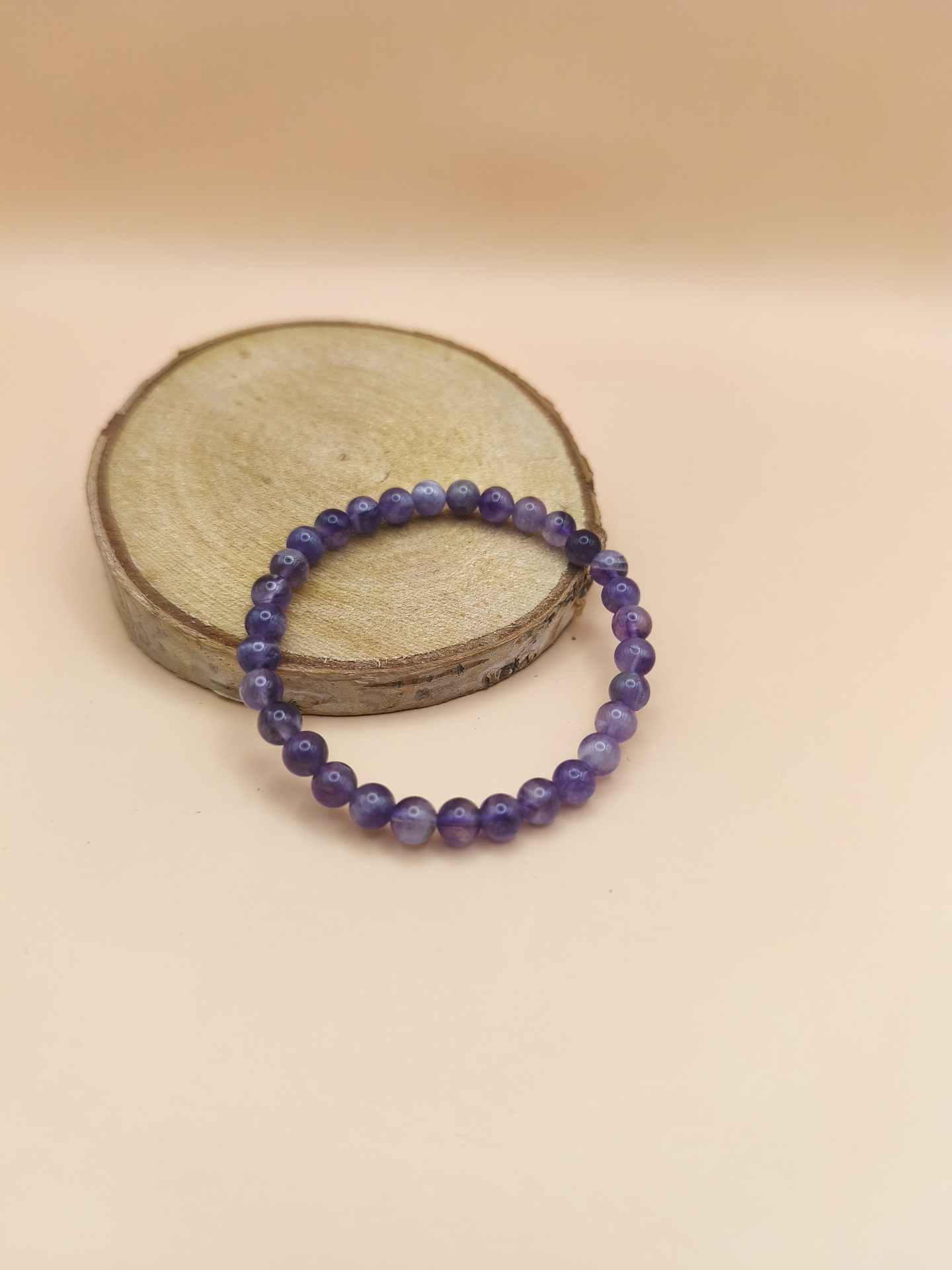 Pulseira Ametista 6mm