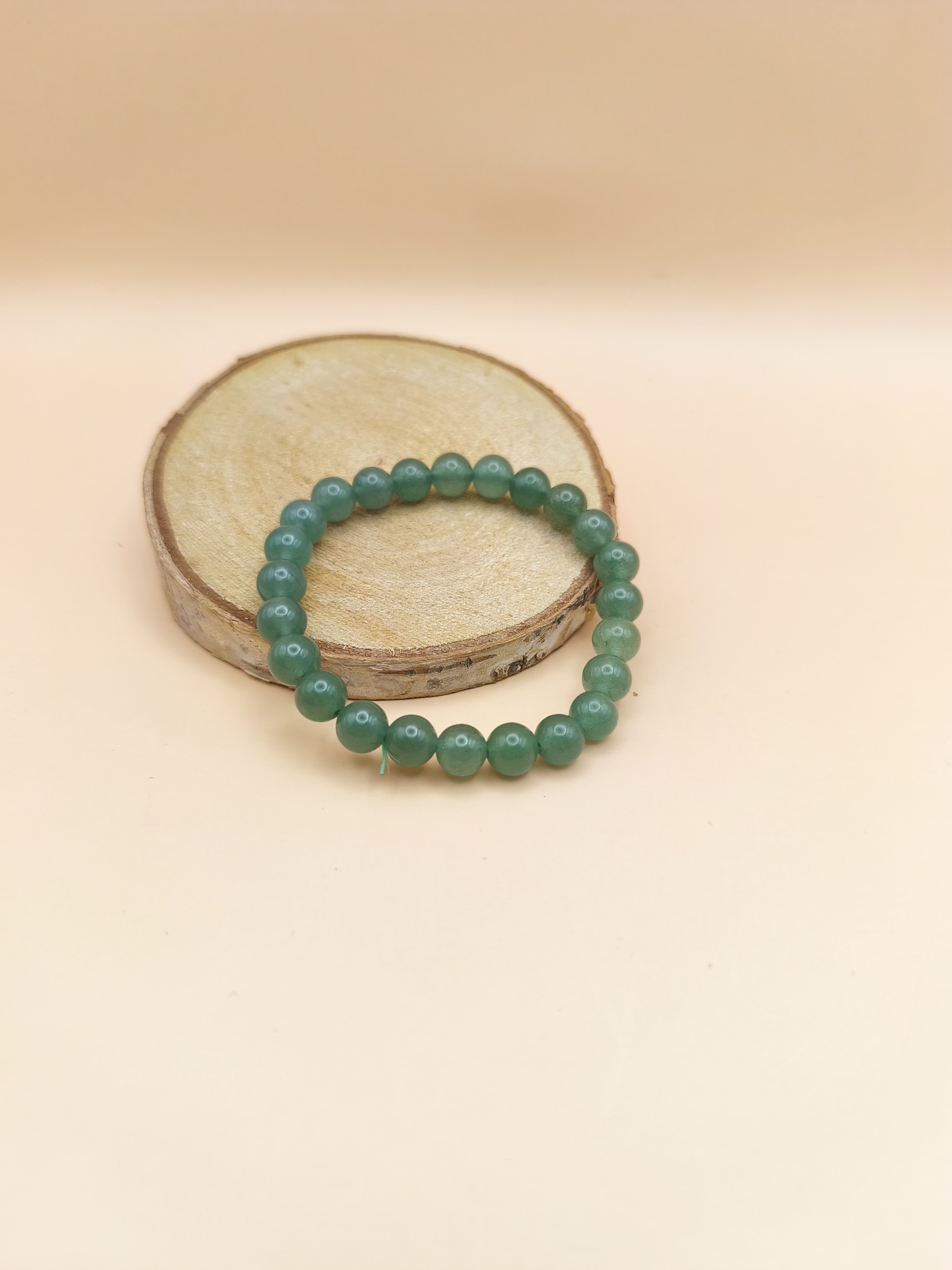 Pulseira Quartzo verde 8mm