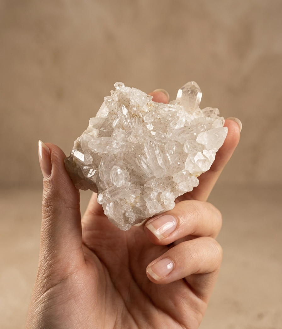 Drusa Quartzo Cristal (110g)