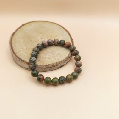 Pulseira Unakite 8mm