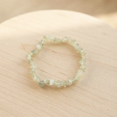 Pulseira Jade verde chips