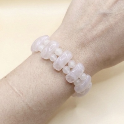 Pulseira Quartzo Rosa
