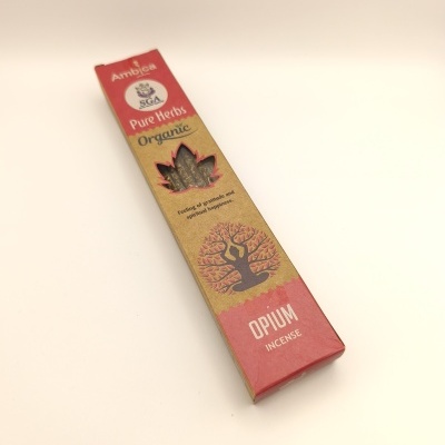 Incenso Pure Herbs Orgânico de Ópio