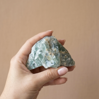 Fluorite Verde em bruto (320g)