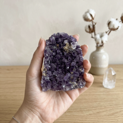 Drusa Ametista do Uruguai (565g) (10x7 cms)