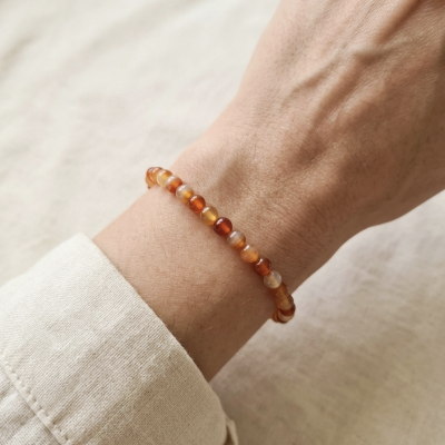 Pulseira Cornalina 3mm