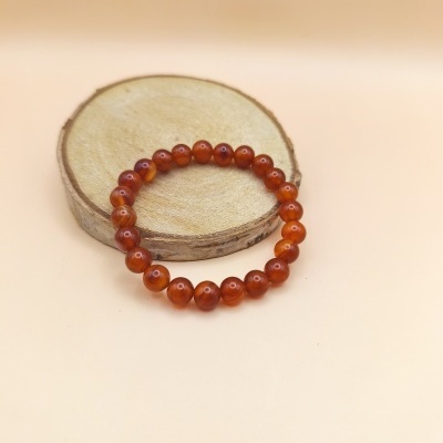 Pulseira Cornalina 8mm