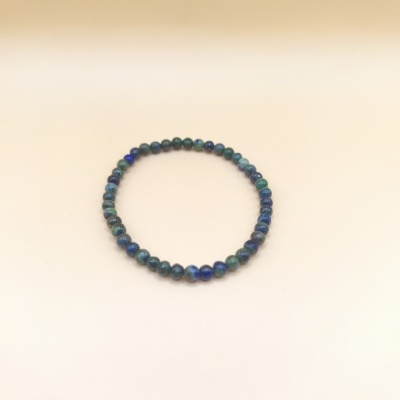 Pulseira Azurite Malaquite 4mm