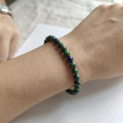 Pulseira Azurite Malaquite 4mm