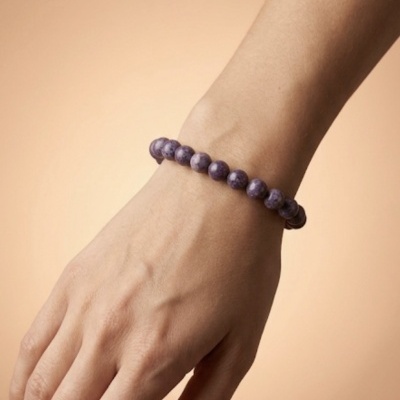 Pulseira Lepidolite 7mm