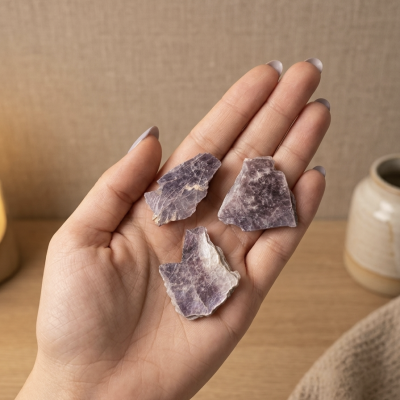 Mica Roxa (Lepidolite) (2/3 cms)