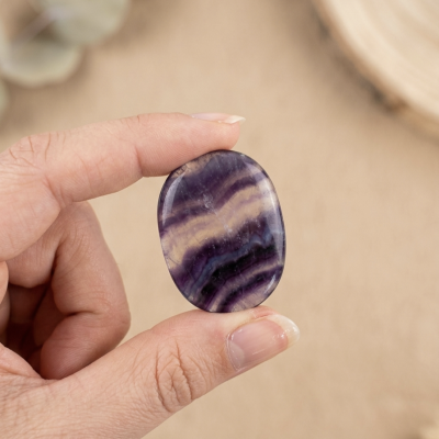 Fluorite Arco Íris laminada polida
