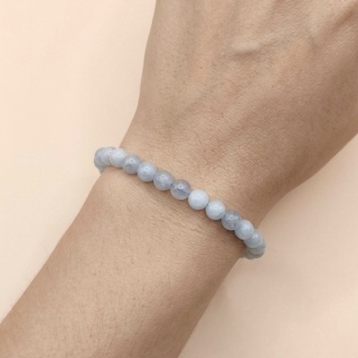 Pulseira Água Marinha 5mm