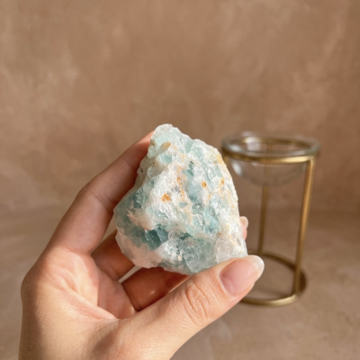Fluorite Verde em bruto (320g)