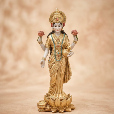 Deusa Lakshmi 14x11x34 cms