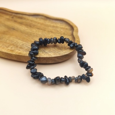 Pulseira Onix Preto chips