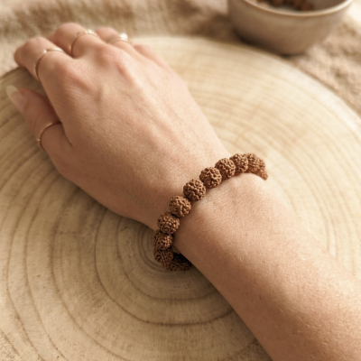 Pulseira Rudraksha 8 mm