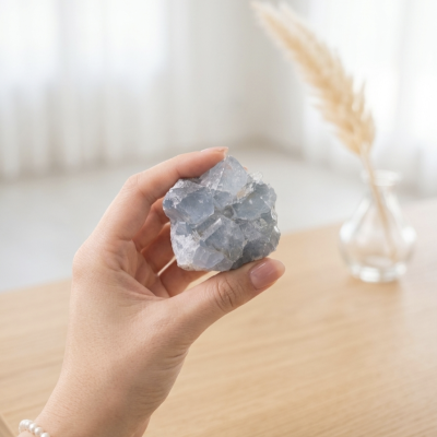 Drusa Celestite (125g)