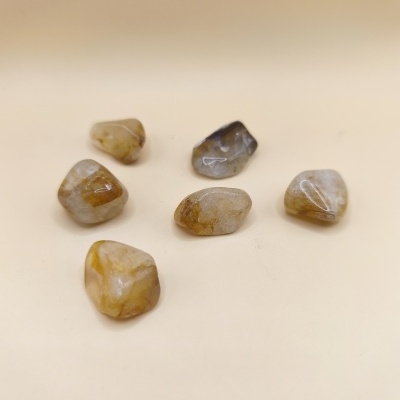 Quartzo Dourado Rolado (20/25mm)