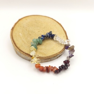 Pulseira 7 Chakras chips