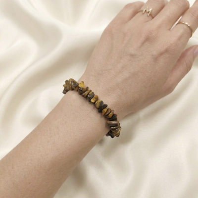 Pulseira Olho de Tigre chips