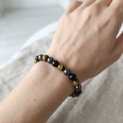 Pulseira Tripla Proteção 8mm