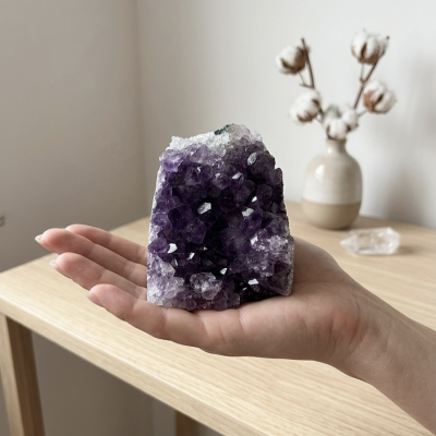 Drusa Ametista do Uruguai (495g) (8x7 cms)