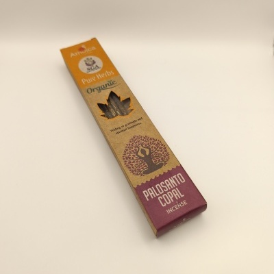Incenso Pure Herbs Orgânico de Pau Santo e Copal