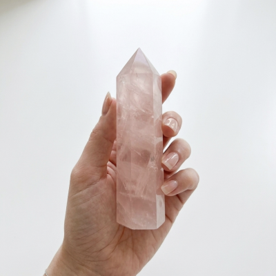 Gerador de Quartzo Rosa 9 cms