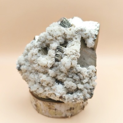 Pirite com calcite (1200g) (110x110x40 mm)
