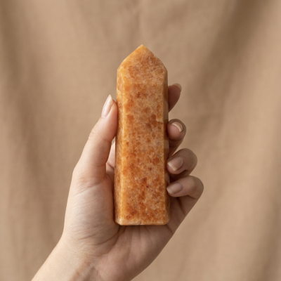Gerador de Calcite Laranja extra 14 cms