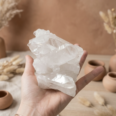 Drusa Quartzo Cristal (700g) (11x8mm)