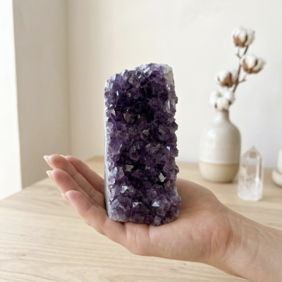 Drusa Ametista do Uruguai (527g) (11x5 cms)