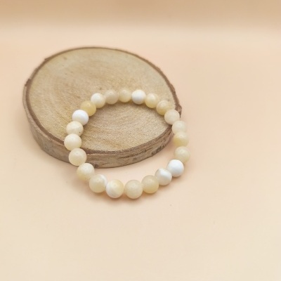 Pulseira Calcite Amarela 8mm