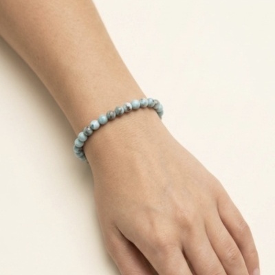 Pulseira Larimar 4mm
