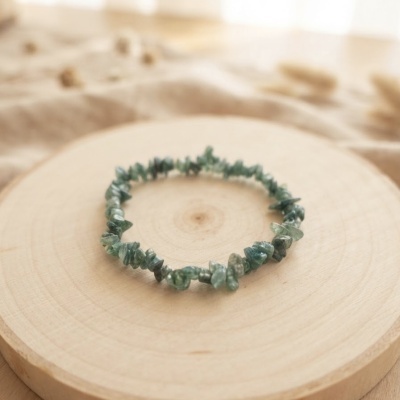 Pulseira Jade Verde chips