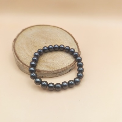 Pulseira Hematite 8mm