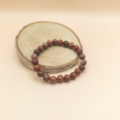 Pulseira Jaspe Vermelha 8mm