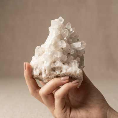 Drusa Quartzo Cristal (650g)