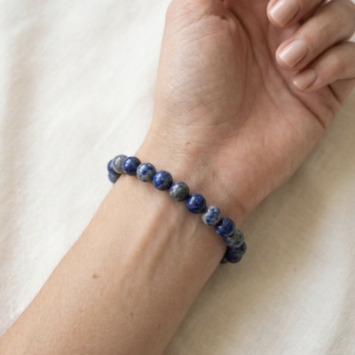 Pulseira Lápis Lazuli 8mm