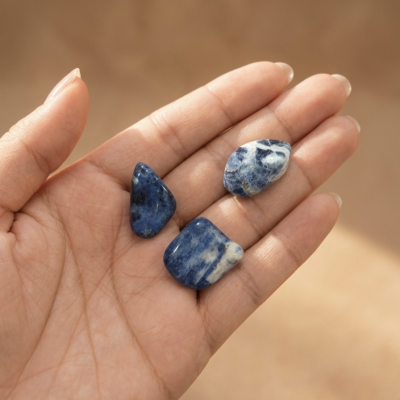 Sodalite Natural: Foco e Clareza Mental ( 2 cms )