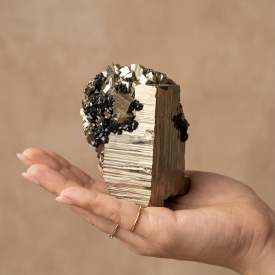 Pirite com marcasite (840g) (9x6x6 cms)