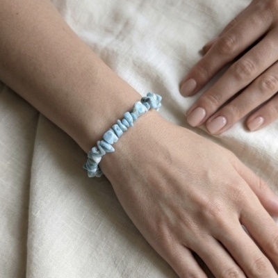 Pulseira Larimar chips