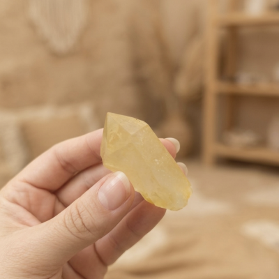 Ponta Citrino Natural 64g (6x3 cms)