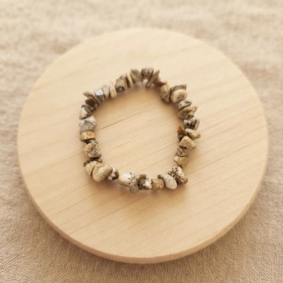 Pulseira Jaspe Paisagem chips